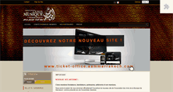 Desktop Screenshot of billetterie.aammarrakech.com